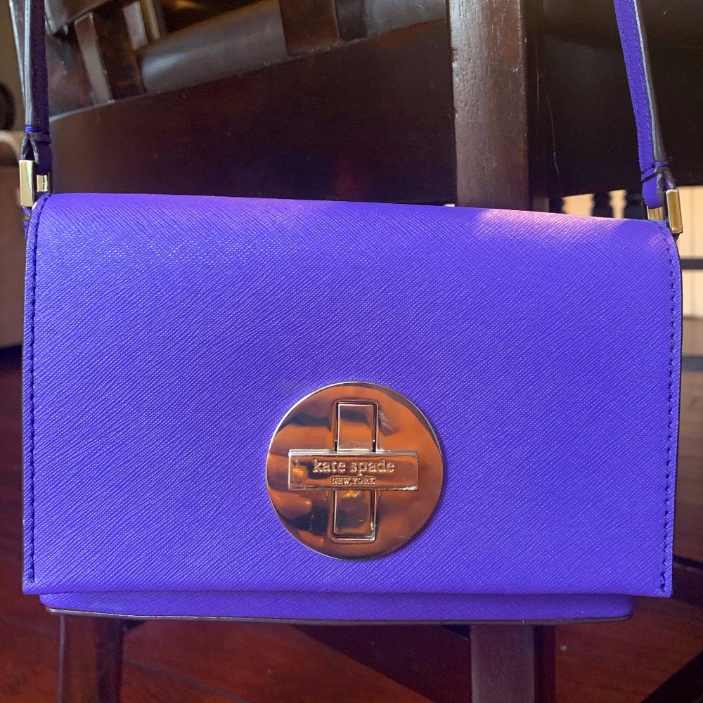 Purple Kate Spade Crossbody Purse
